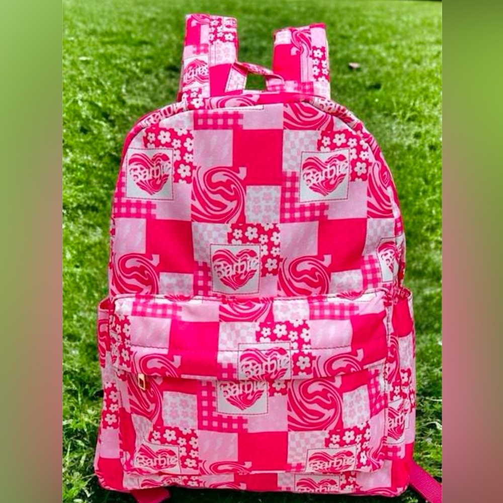 Heart Printed Backpack; Medium Size Backpack